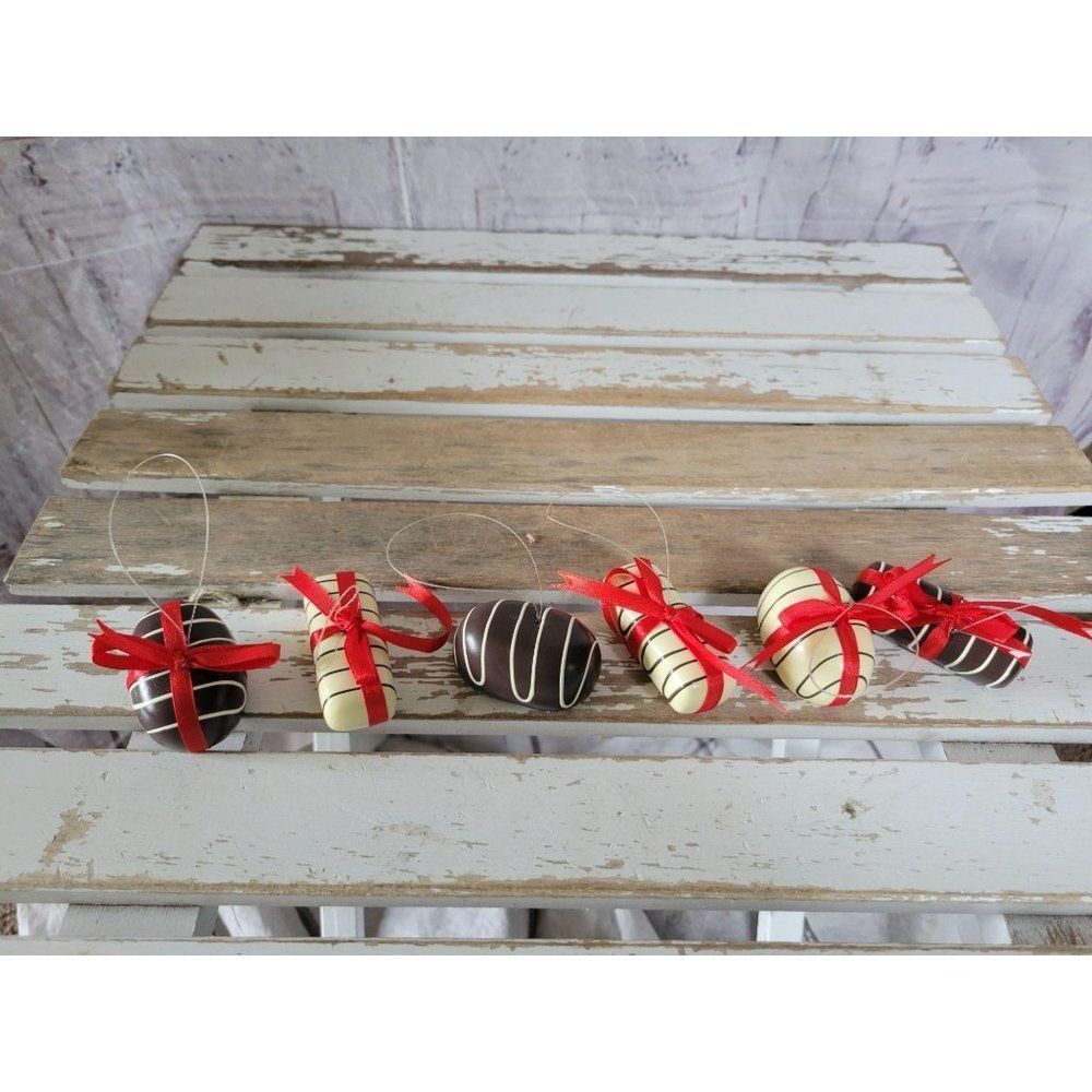 Vintage candy chocolate ornaments set Xmas holiday